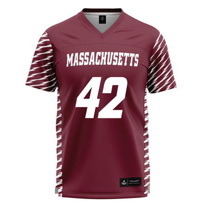 UMass - NCAA Women's Lacrosse : Alex Gregorek - Burgundy Lacrosse Jersey-0