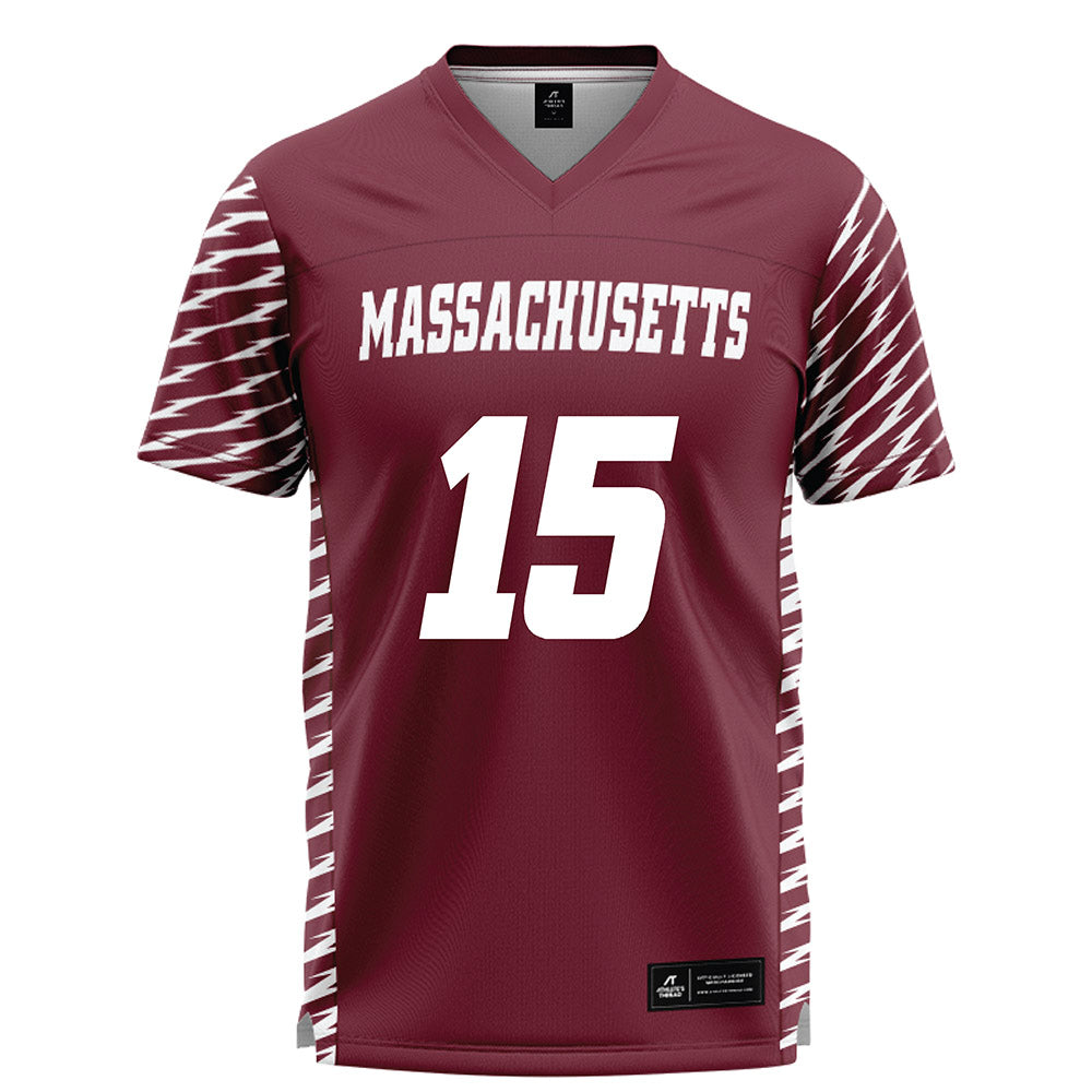 UMass - NCAA Women's Lacrosse : Heather Clark - Burgundy Lacrosse Jersey -0