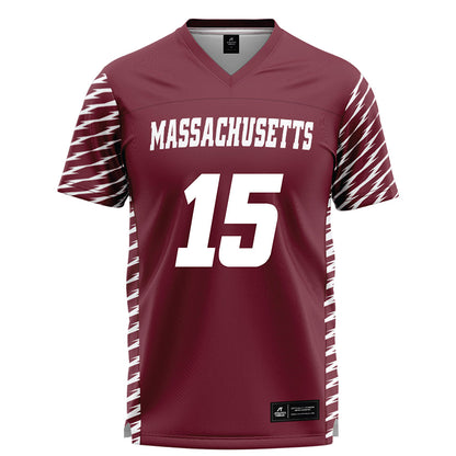 UMass - NCAA Women's Lacrosse : Heather Clark - Burgundy Lacrosse Jersey -0