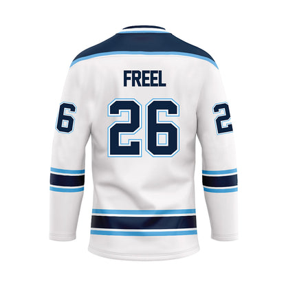 Maine - NCAA Men's Ice Hockey : Thomas Freel - White Hockey Jersey