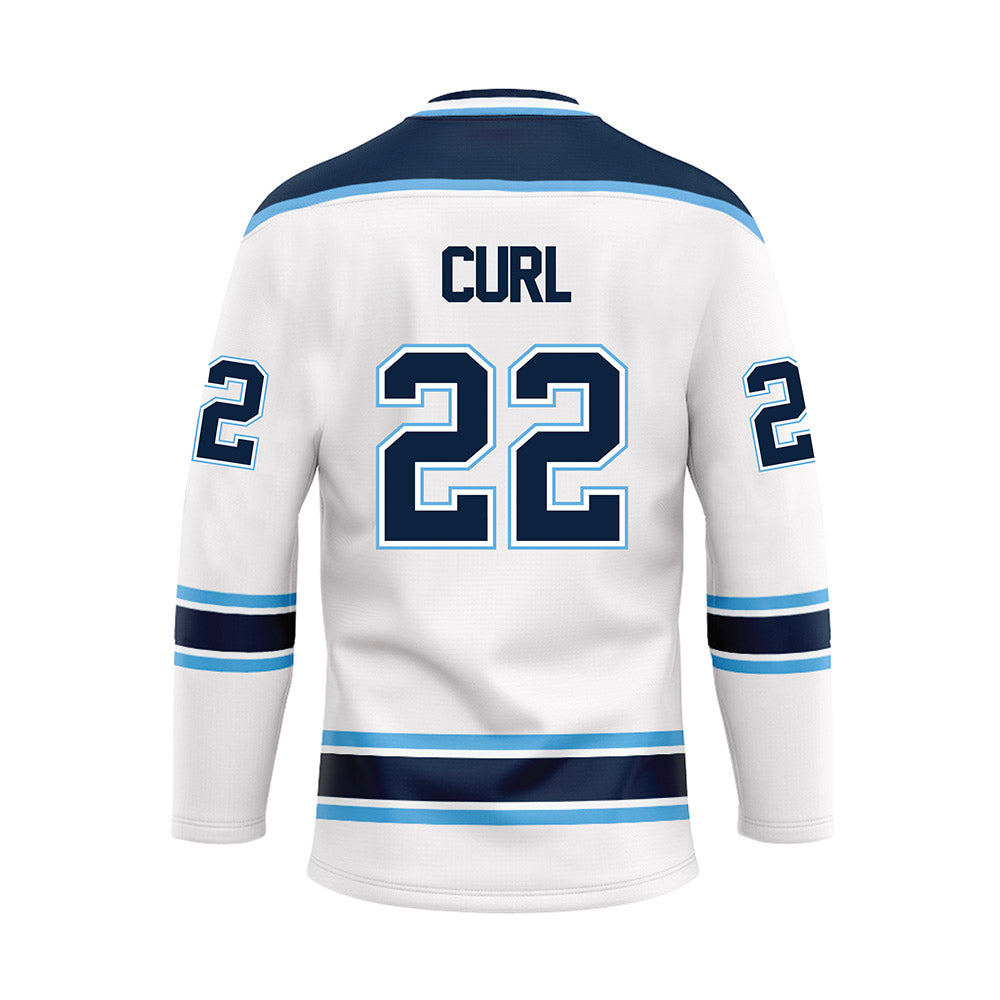 Maine - NCAA Women's Ice Hockey : Brenna Curl - White Hockey Jersey-1