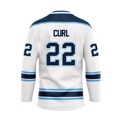 Maine - NCAA Women's Ice Hockey : Brenna Curl - White Hockey Jersey-1