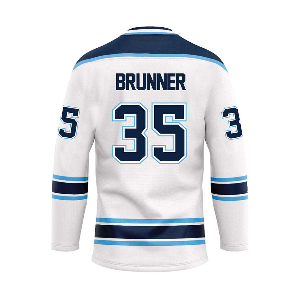 Maine - NCAA Women's Ice Hockey : Ilsa Brunner - White Hockey Jersey-1