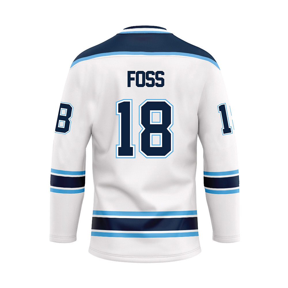 Maine - NCAA Women's Ice Hockey : Frederikke Foss - White Hockey Jersey-1