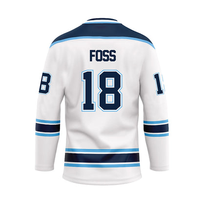 Maine - NCAA Women's Ice Hockey : Frederikke Foss - White Hockey Jersey-1