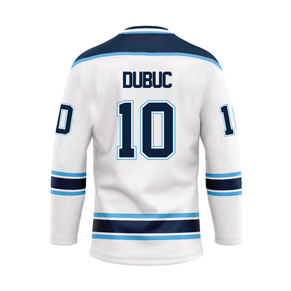 Maine - NCAA Women's Ice Hockey : Camille Dubuc - White Hockey Jersey-1