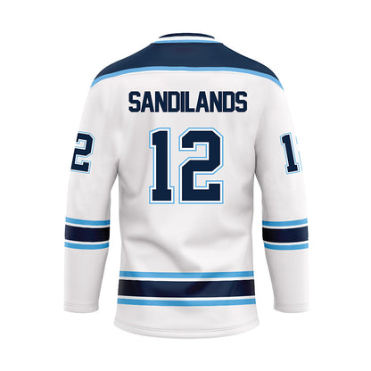 Maine - NCAA Women's Ice Hockey : Sade Sandilands - White Hockey Jersey-1