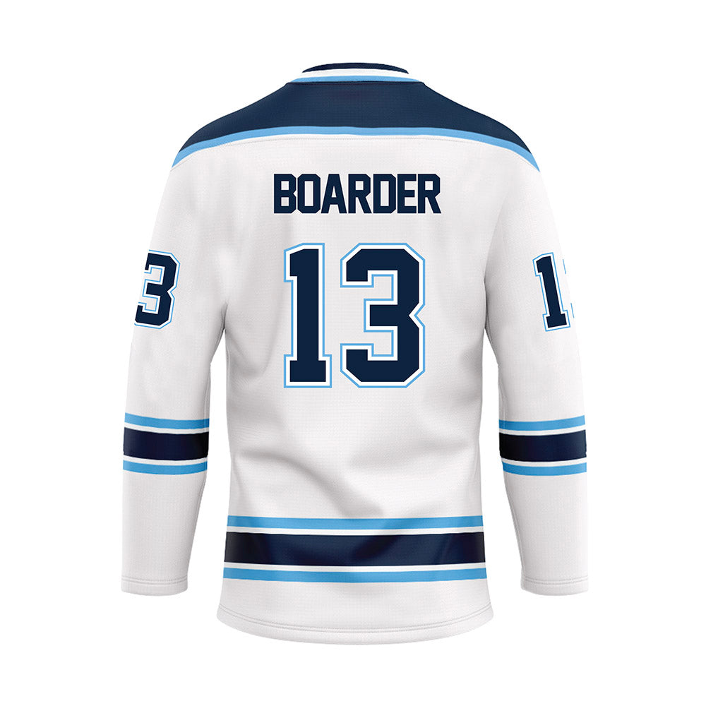 Maine - NCAA Women's Ice Hockey : Mikayla Boarder - White Hockey Jersey-1