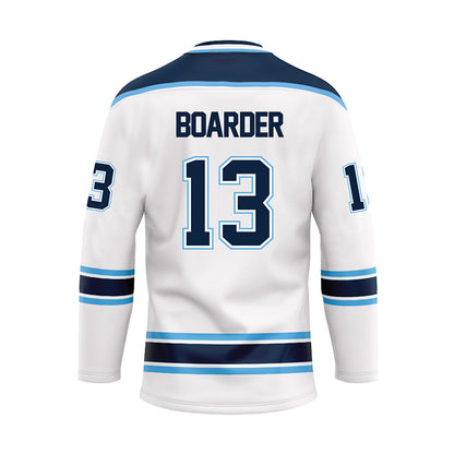 Maine - NCAA Women's Ice Hockey : Mikayla Boarder - White Hockey Jersey-1