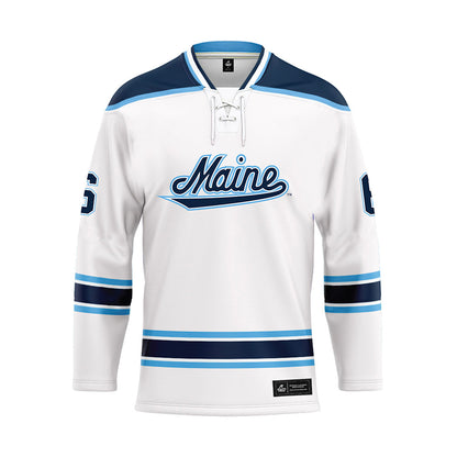 Maine - NCAA Women's Ice Hockey : Gracie Hanson - White Hockey Jersey