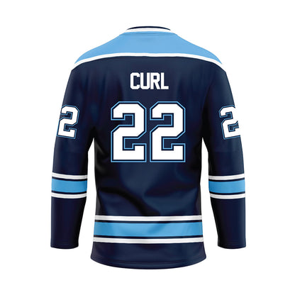 Maine - NCAA Women's Ice Hockey : Brenna Curl - Blue Hockey Jersey-1