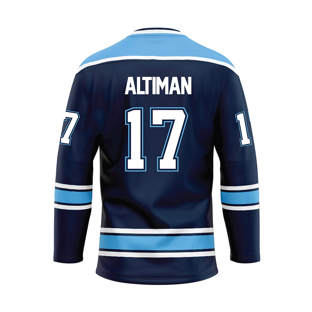 Maine - NCAA Women's Ice Hockey : Ali Altiman - Blue Hockey Jersey-1