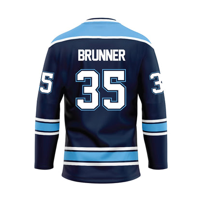 Maine - NCAA Women's Ice Hockey : Ilsa Brunner - Blue Hockey Jersey-1