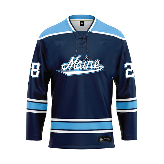 Maine - NCAA Women's Ice Hockey : Paige Fong - Blue Hockey Jersey-0
