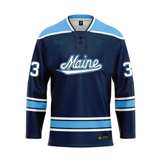 Maine - NCAA Women's Ice Hockey : Kiia Lahtinen - Blue Hockey Jersey-0