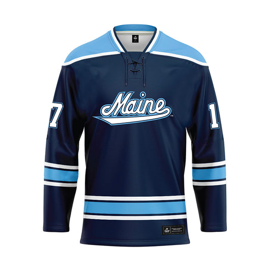 Maine - NCAA Women's Ice Hockey : Ali Altiman - Blue Hockey Jersey-0