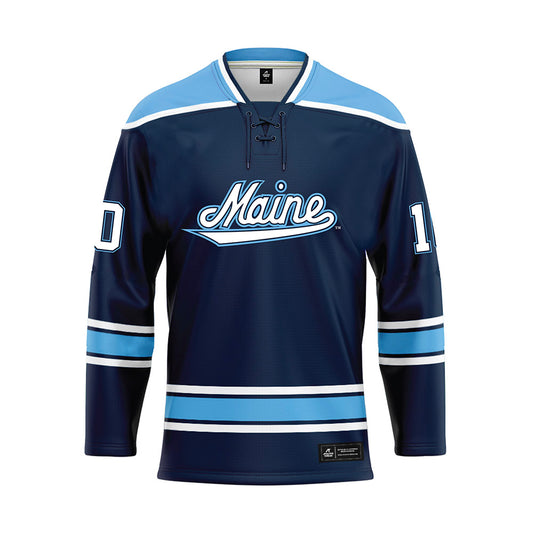 Maine - NCAA Women's Ice Hockey : Camille Dubuc - Blue Hockey Jersey-0