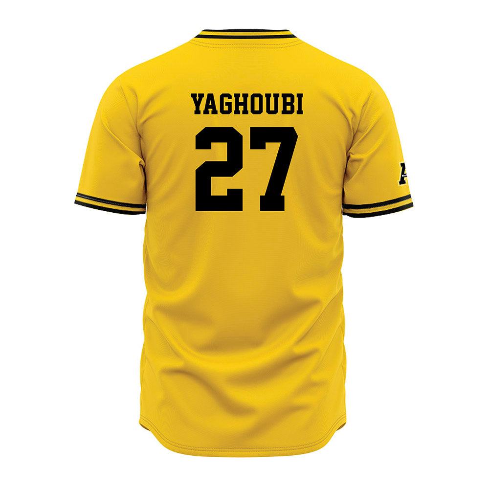 App State - NCAA Baseball : Tank Yaghoubi - Replica Jersey Jersey-1