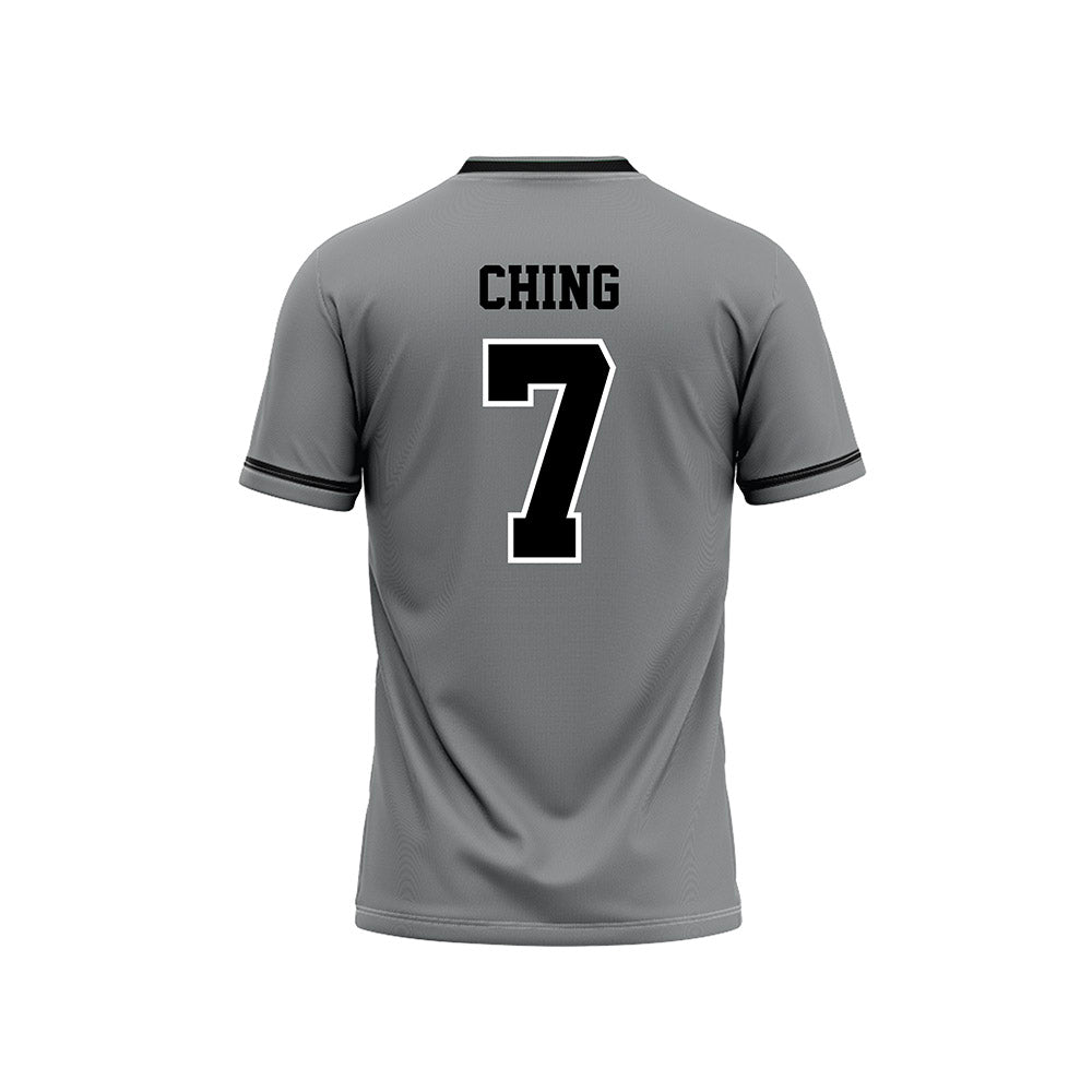 App State - NCAA Softball : Emilie Ching - Grey Jersey-1