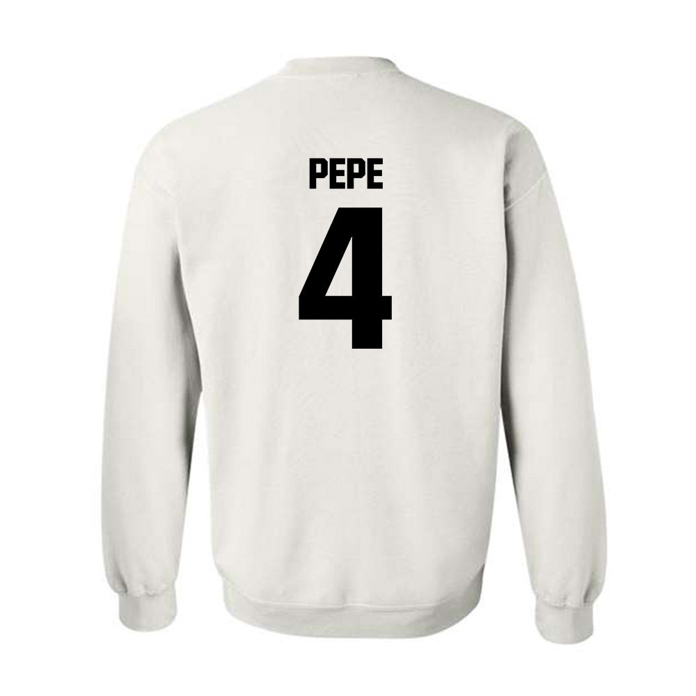 Maine - NCAA Baseball : Nic Pepe - Classic Fashion Shersey Crewneck Sweatshirt-1