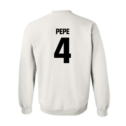 Maine - NCAA Baseball : Nic Pepe - Classic Fashion Shersey Crewneck Sweatshirt-1