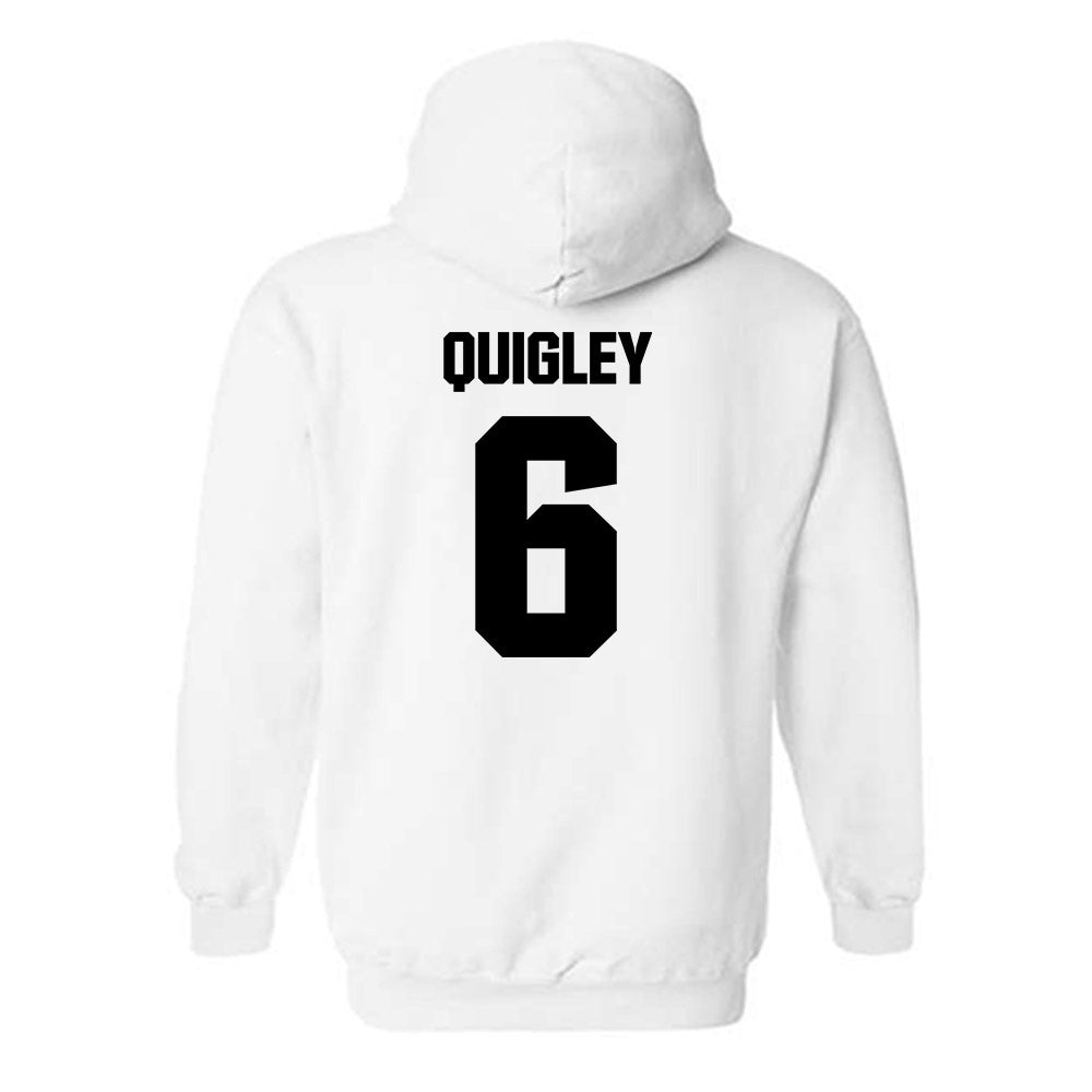 Maine - NCAA Baseball : Jack Quigley - Classic Fashion Shersey Hooded Sweatshirt-1