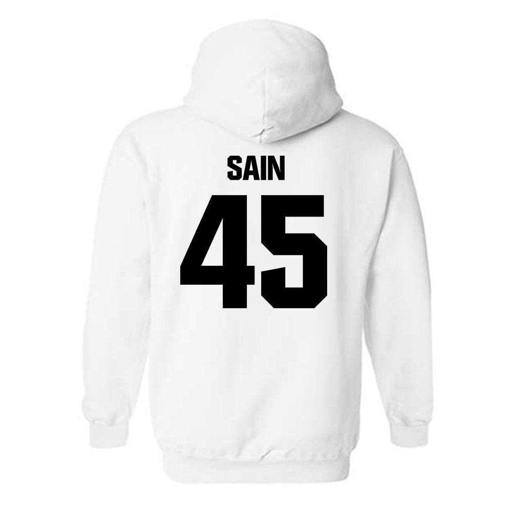 Maine - NCAA Women's Basketball : Kaliyah Sain - Classic Fashion Shersey Hooded Sweatshirt-1