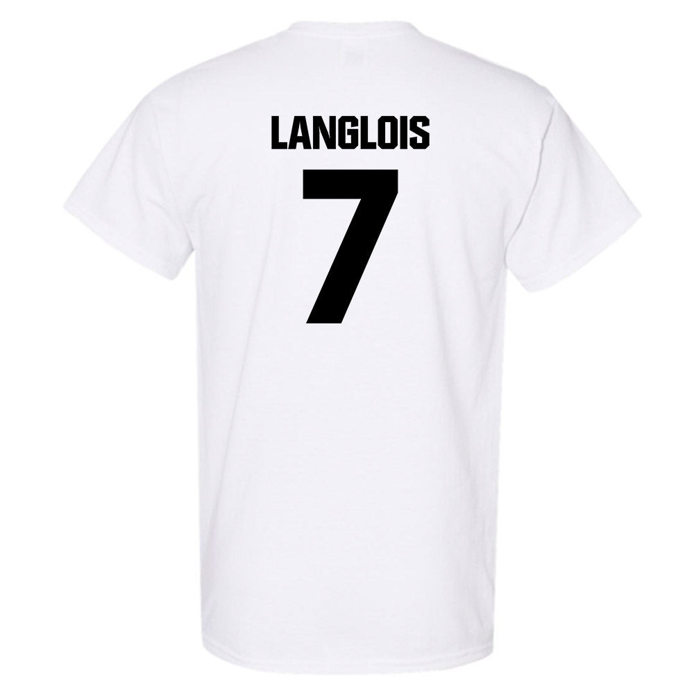 Maine - NCAA Men's Ice Hockey : Jeremy Langlois - Classic Fashion Shersey T-Shirt-1