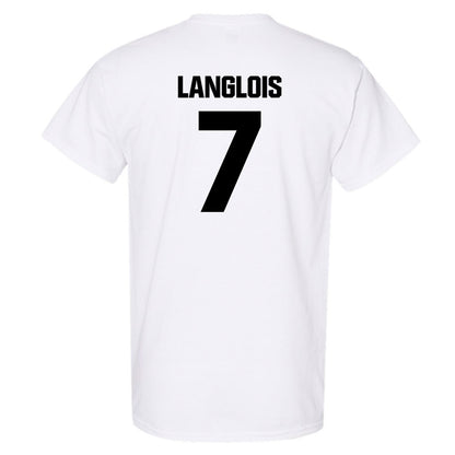 Maine - NCAA Men's Ice Hockey : Jeremy Langlois - Classic Fashion Shersey T-Shirt-1