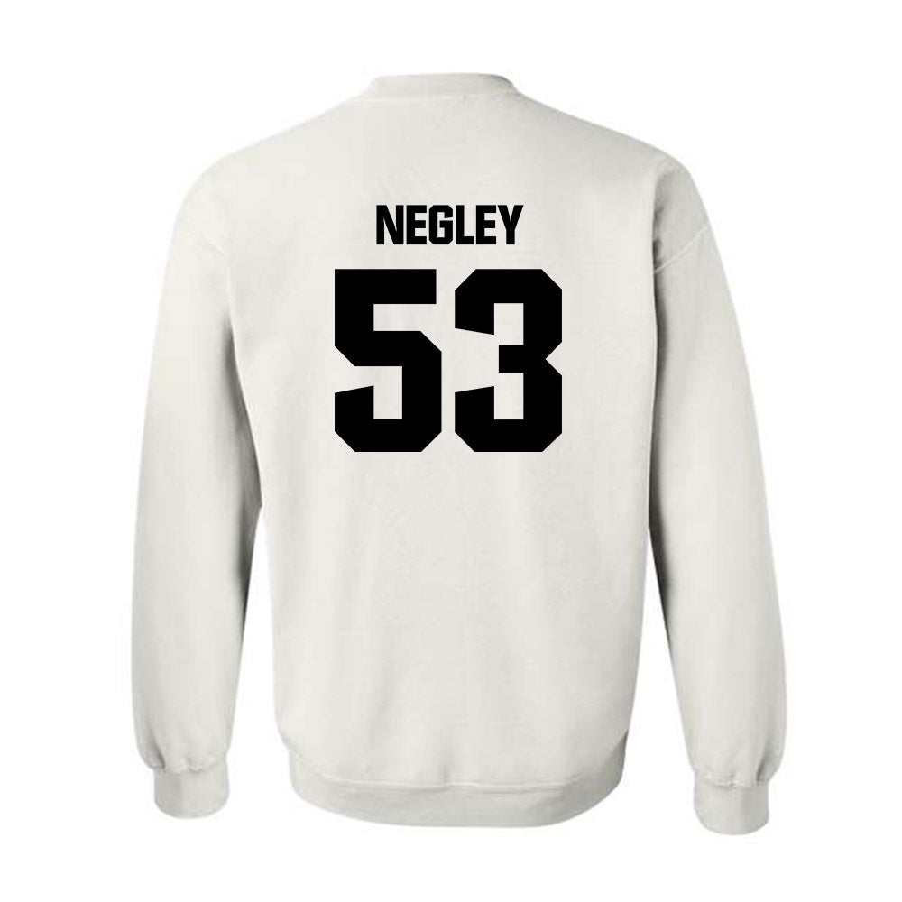 Maine - NCAA Football : Jace Negley - Classic Fashion Shersey Crewneck Sweatshirt-1