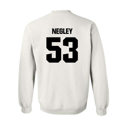 Maine - NCAA Football : Jace Negley - Classic Fashion Shersey Crewneck Sweatshirt-1