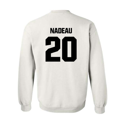 Maine - NCAA Men's Ice Hockey : Joshua Nadeau - Classic Fashion Shersey Crewneck Sweatshirt