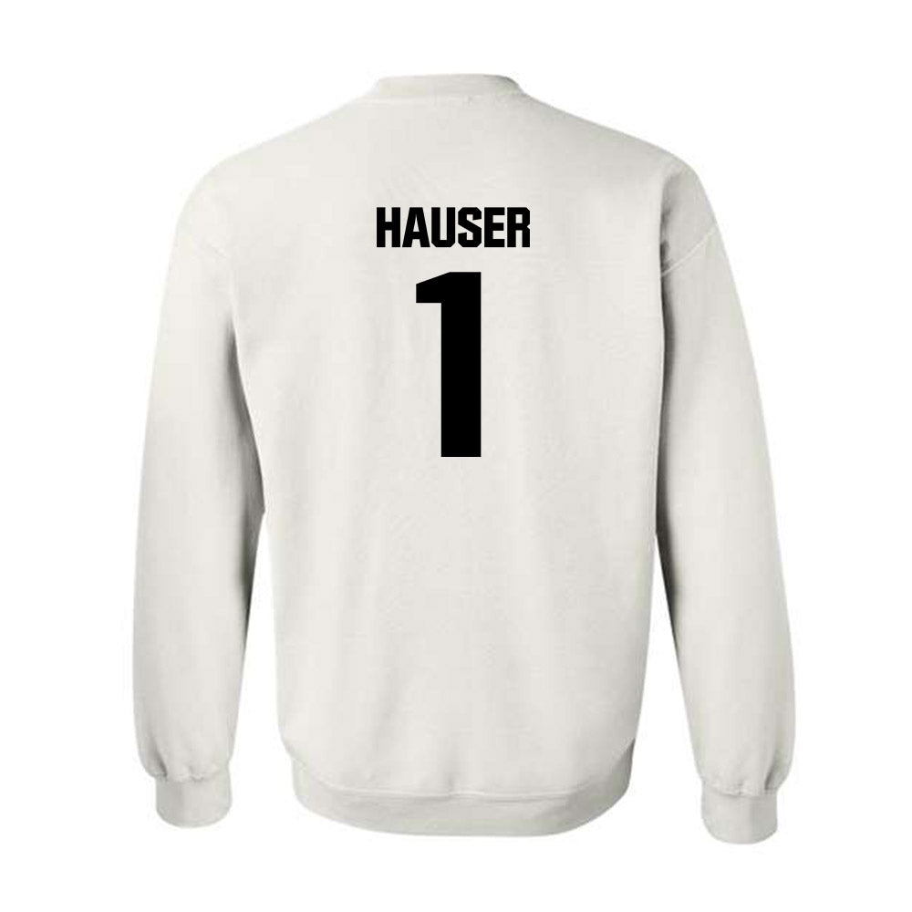 Maine - NCAA Baseball : Rex Hauser - Classic Fashion Shersey Crewneck Sweatshirt-1