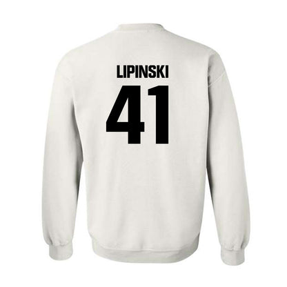 Maine - NCAA Men's Ice Hockey : JADEN LIPINSKI - Classic Fashion Shersey Crewneck Sweatshirt-1