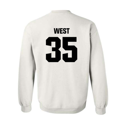 Maine - NCAA Football : Austin West - Classic Fashion Shersey Crewneck Sweatshirt-1