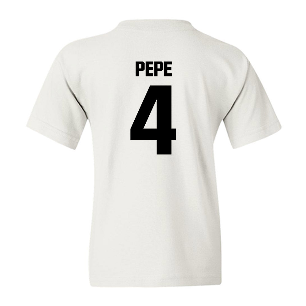 Maine - NCAA Baseball : Nic Pepe - Classic Fashion Shersey Youth T-Shirt-1