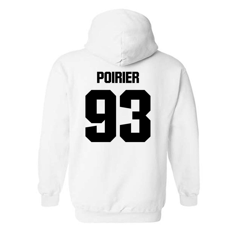 Maine - NCAA Men's Ice Hockey : Justin Poirier - Classic Fashion Shersey Hooded Sweatshirt-1