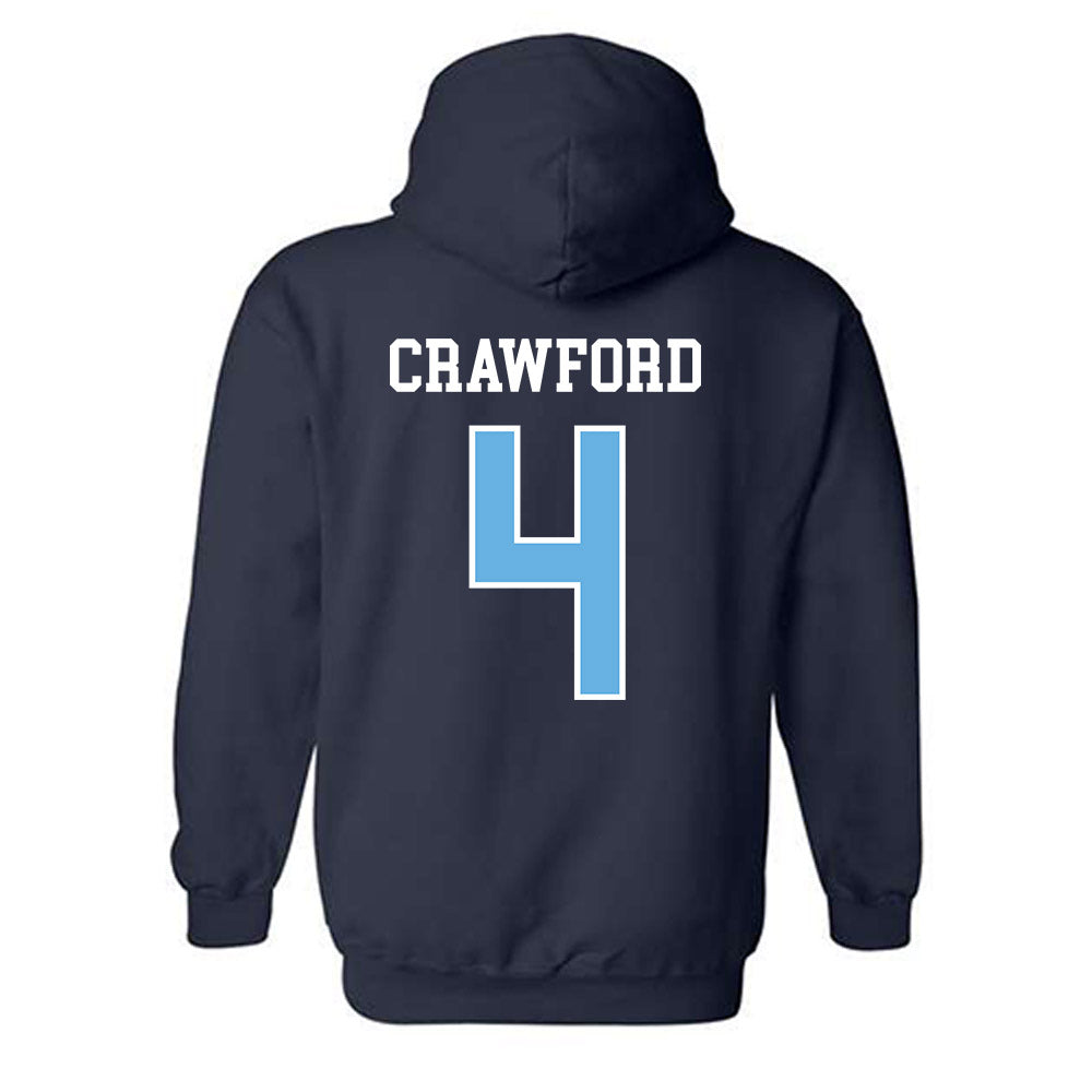 Maine - NCAA Men's Basketball : Caleb Crawford - Classic Shersey Hooded Sweatshirt-1