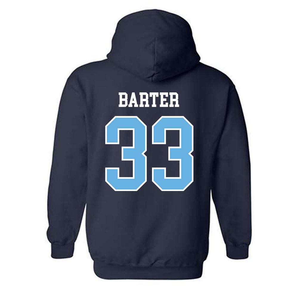 Maine - NCAA Baseball : Will Barter - Classic Shersey Hooded Sweatshirt-1