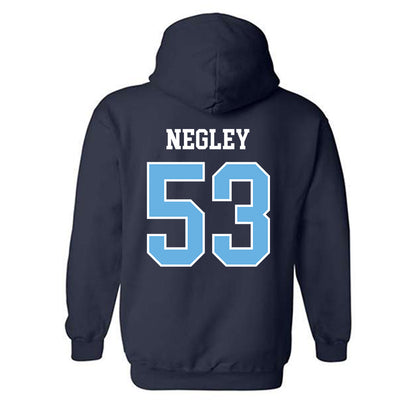 Maine - NCAA Football : Jace Negley - Classic Shersey Hooded Sweatshirt-1