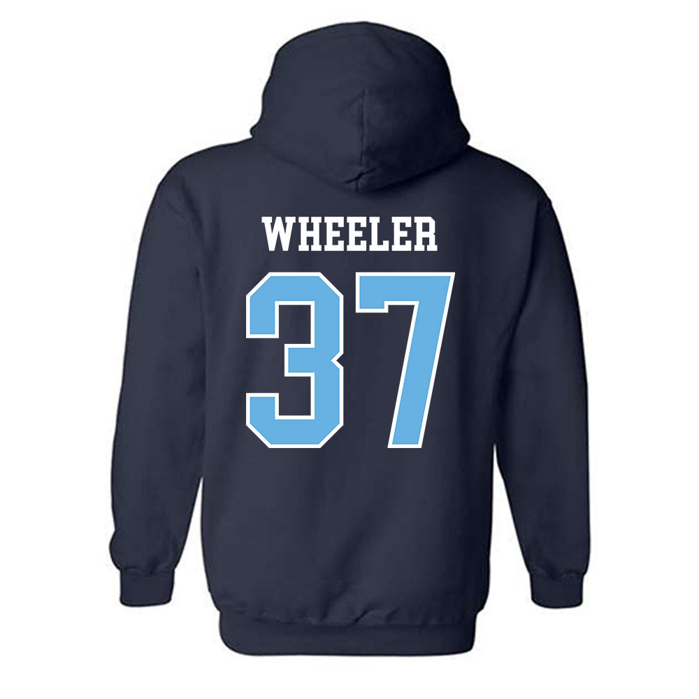 Maine - NCAA Baseball : Owen Wheeler - Classic Shersey Hooded Sweatshirt-1