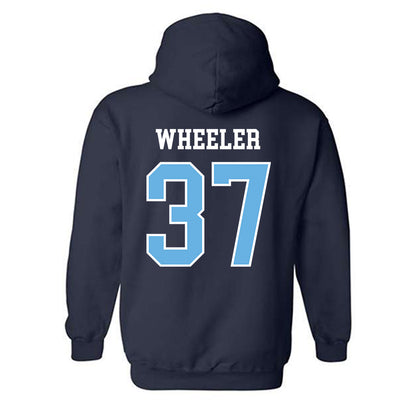 Maine - NCAA Baseball : Owen Wheeler - Classic Shersey Hooded Sweatshirt-1