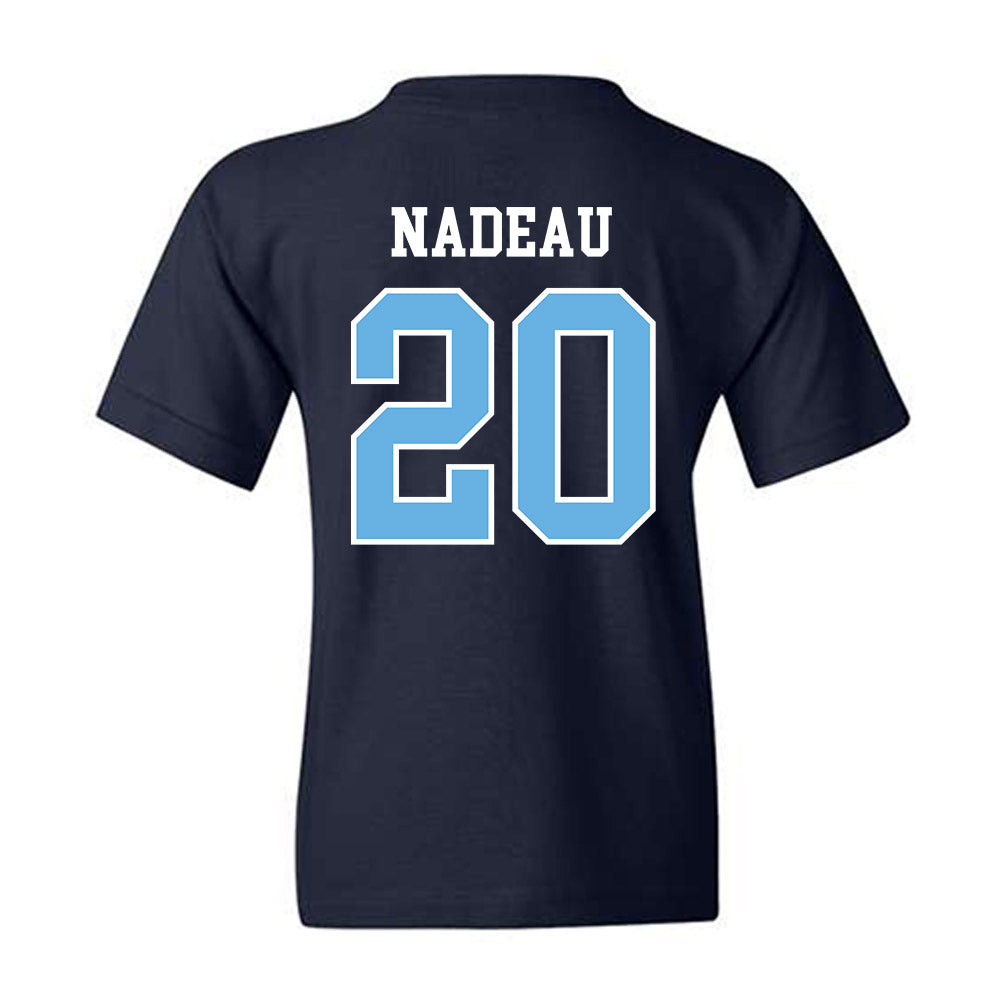 Maine - NCAA Men's Ice Hockey : Joshua Nadeau - Classic Shersey Youth T-Shirt-1