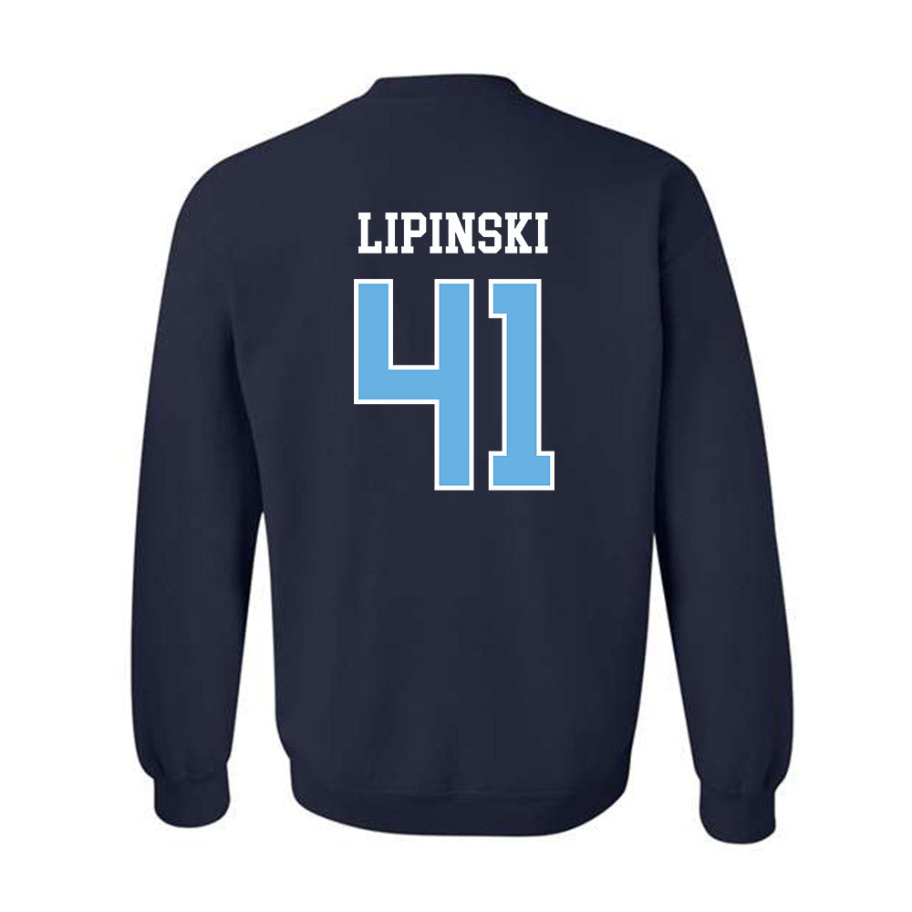 Maine - NCAA Men's Ice Hockey : JADEN LIPINSKI - Classic Shersey Crewneck Sweatshirt-1