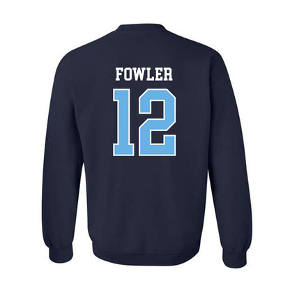 Maine - NCAA Men's Ice Hockey : Owen Fowler - Classic Shersey Crewneck Sweatshirt-1