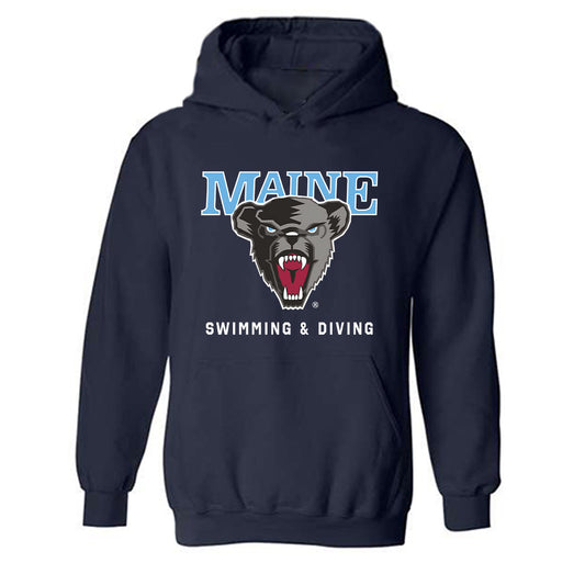 Maine - NCAA Men's Swimming & Diving : Joseph Harrison - Classic Shersey Hooded Sweatshirt-0