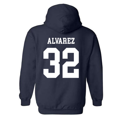 Maine - NCAA Women's Basketball : Olivia Alvarez - Classic Fashion Shersey Hooded Sweatshirt-1