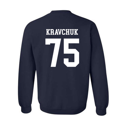 Maine - NCAA Football : Anton Kravchuk - Classic Fashion Shersey Crewneck Sweatshirt-1