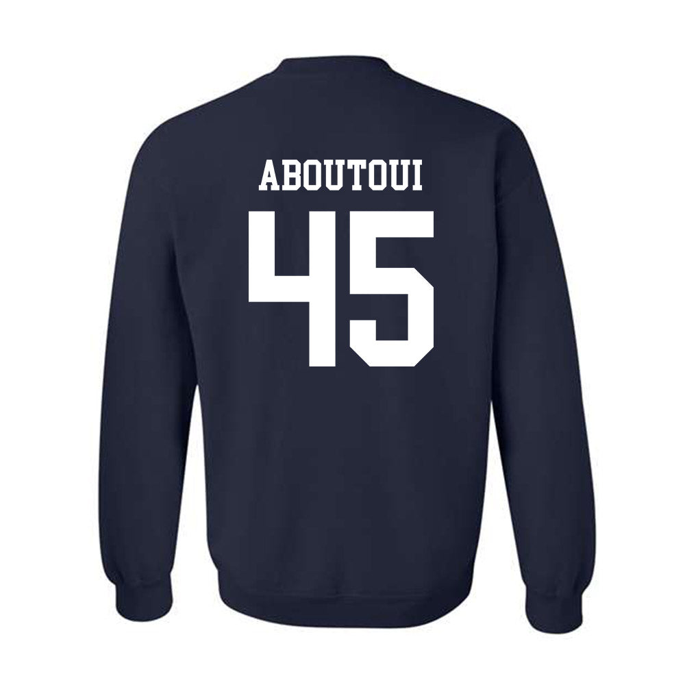 Maine - NCAA Football : Omar Aboutoui - Classic Fashion Shersey Crewneck Sweatshirt-1