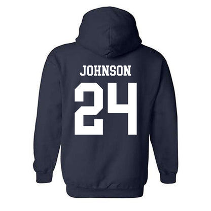 Maine - NCAA Women's Soccer : Grace Johnson - Classic Fashion Shersey Hooded Sweatshirt-1